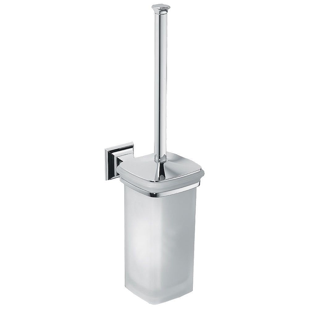 Wall mounted toilet on sale brush holder