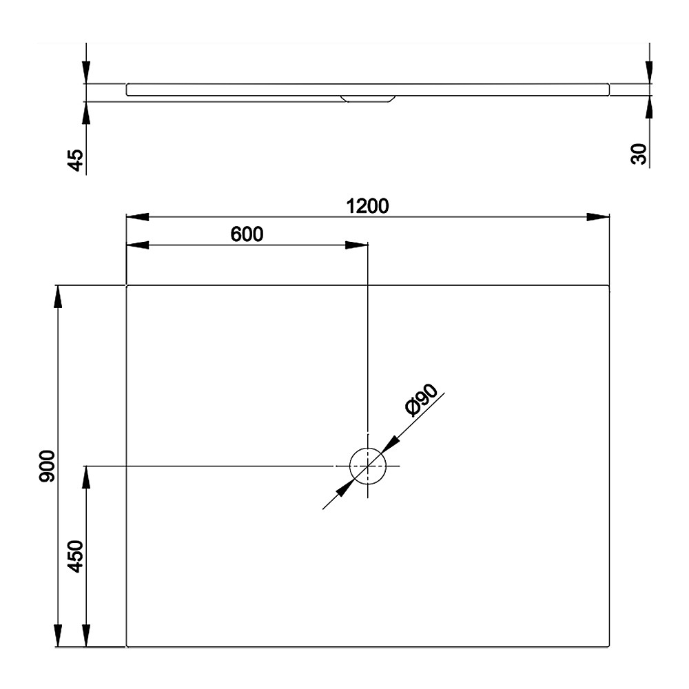 Hart Steel Shower Tray, Shower Trays