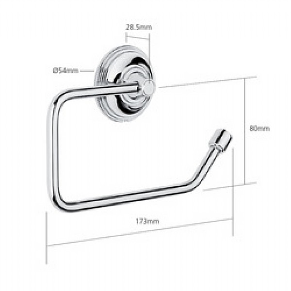 Samuel Heath L228-PB Free Standing Toilet Roll Holder