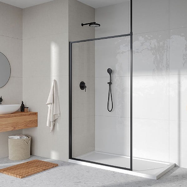 Argo 8mm Framed Wet Room Panel with Ceiling Brace | Wetroom Panels | CP ...