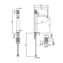 C.P. Hart Spillo Single Lever Bidet Mixer with Pop-Up Waste