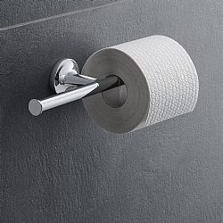 Black Architeckt Square Toilet Roll Holder Free Standing Bathroom  Accessories